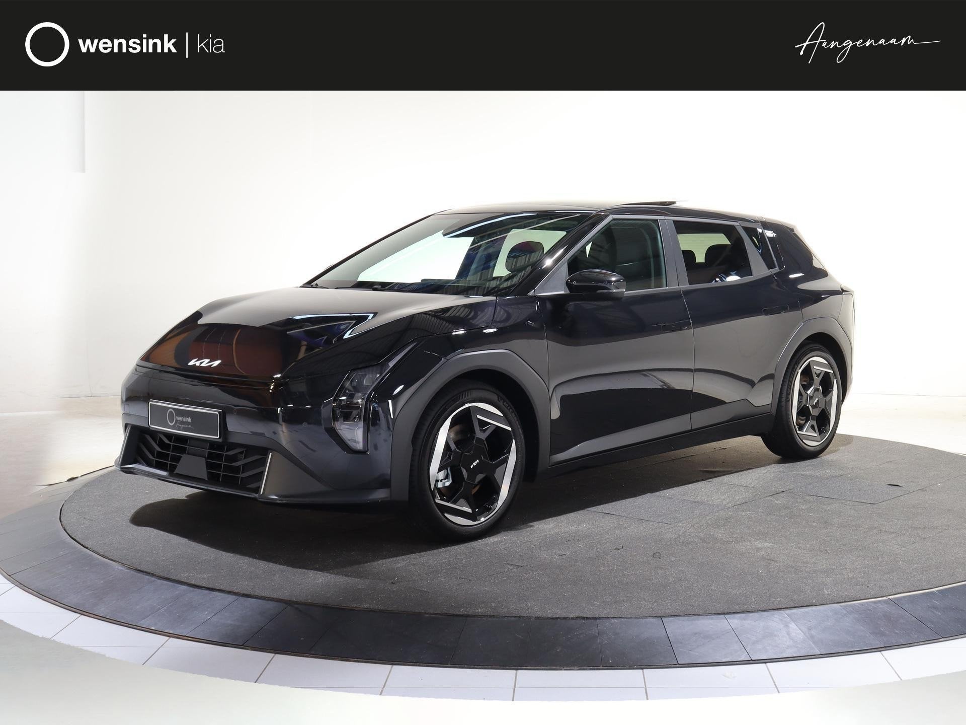 Kia EV4 Plus Advanced 81.4 kWh | Panoramaschuifdak | Verwarm, Auto's, 81 kWh, 510 min, Zwart, 594 km