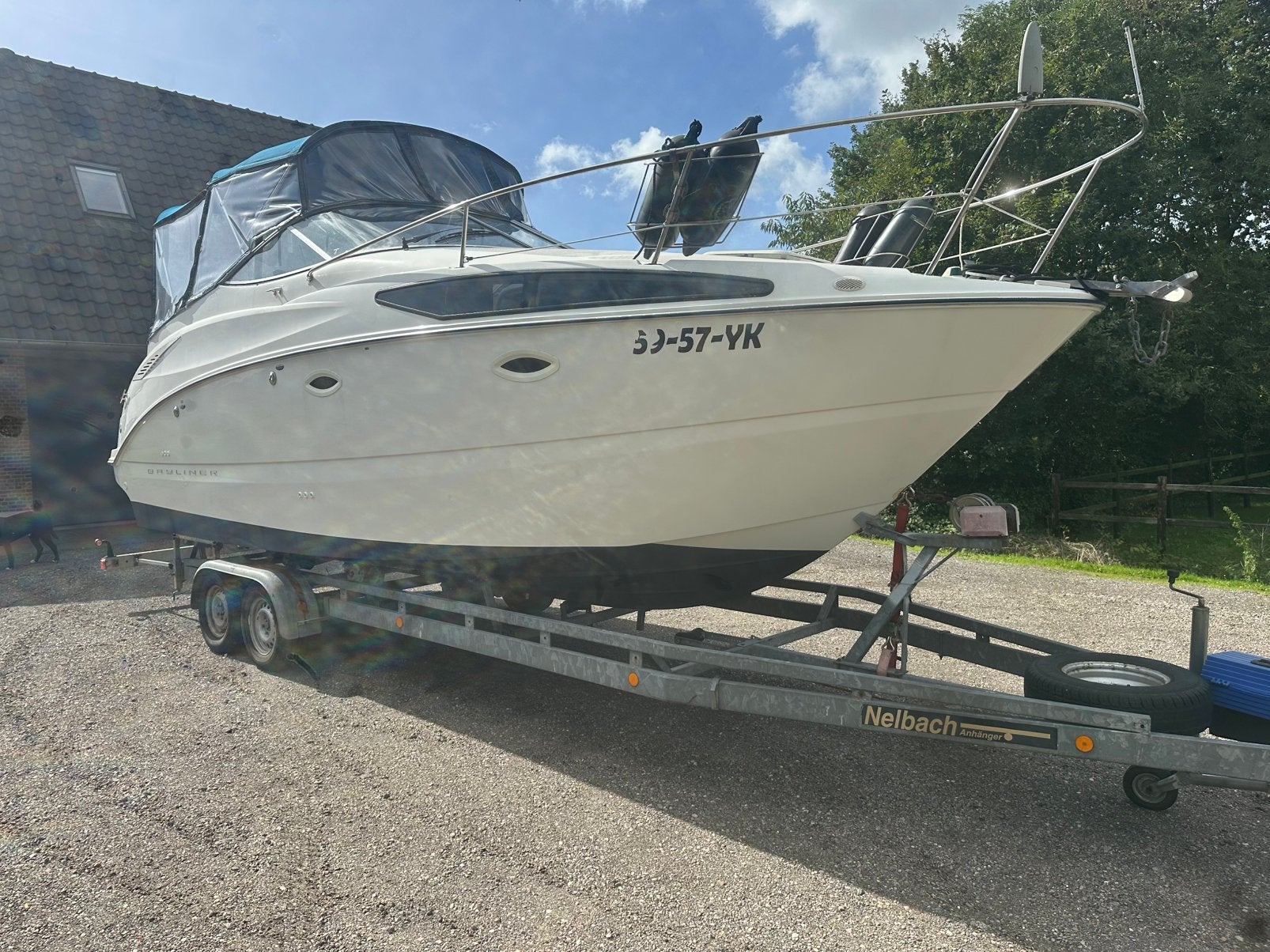 Bayliner 265 boegschroef 5.0 Mpi, Ophalen, Binnenboordmotor, 8 m, Bayliner