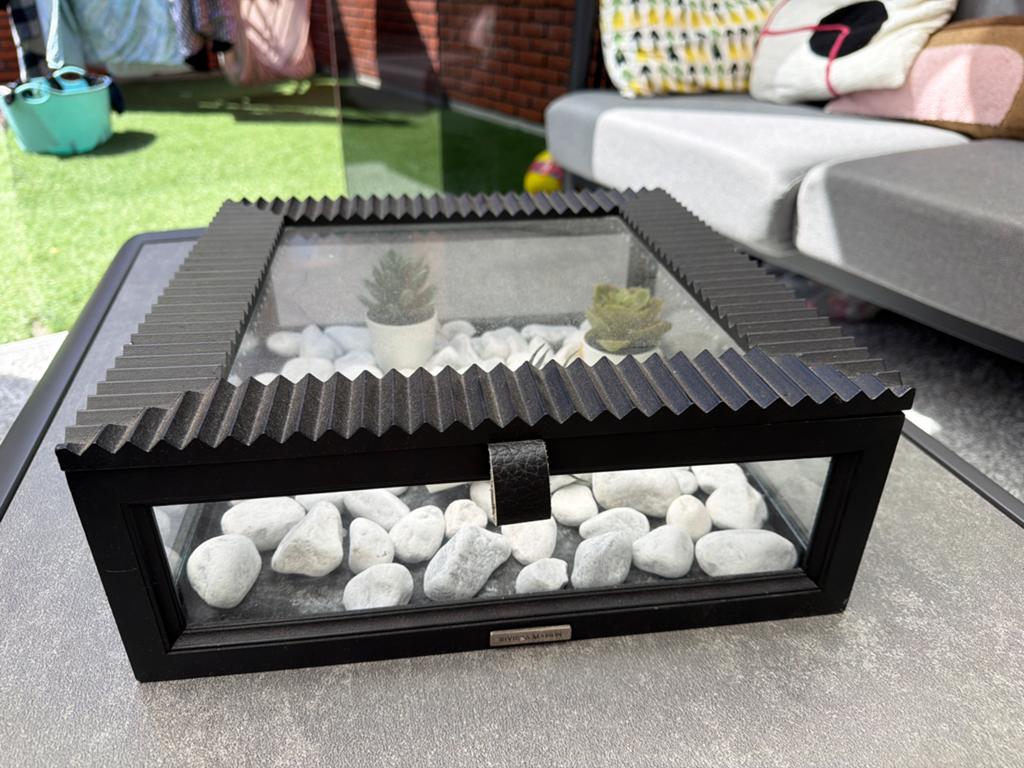 Riviera Maison Sierdoos met decoratie, Ophalen, Zwart, Overige materialen, Landelijk