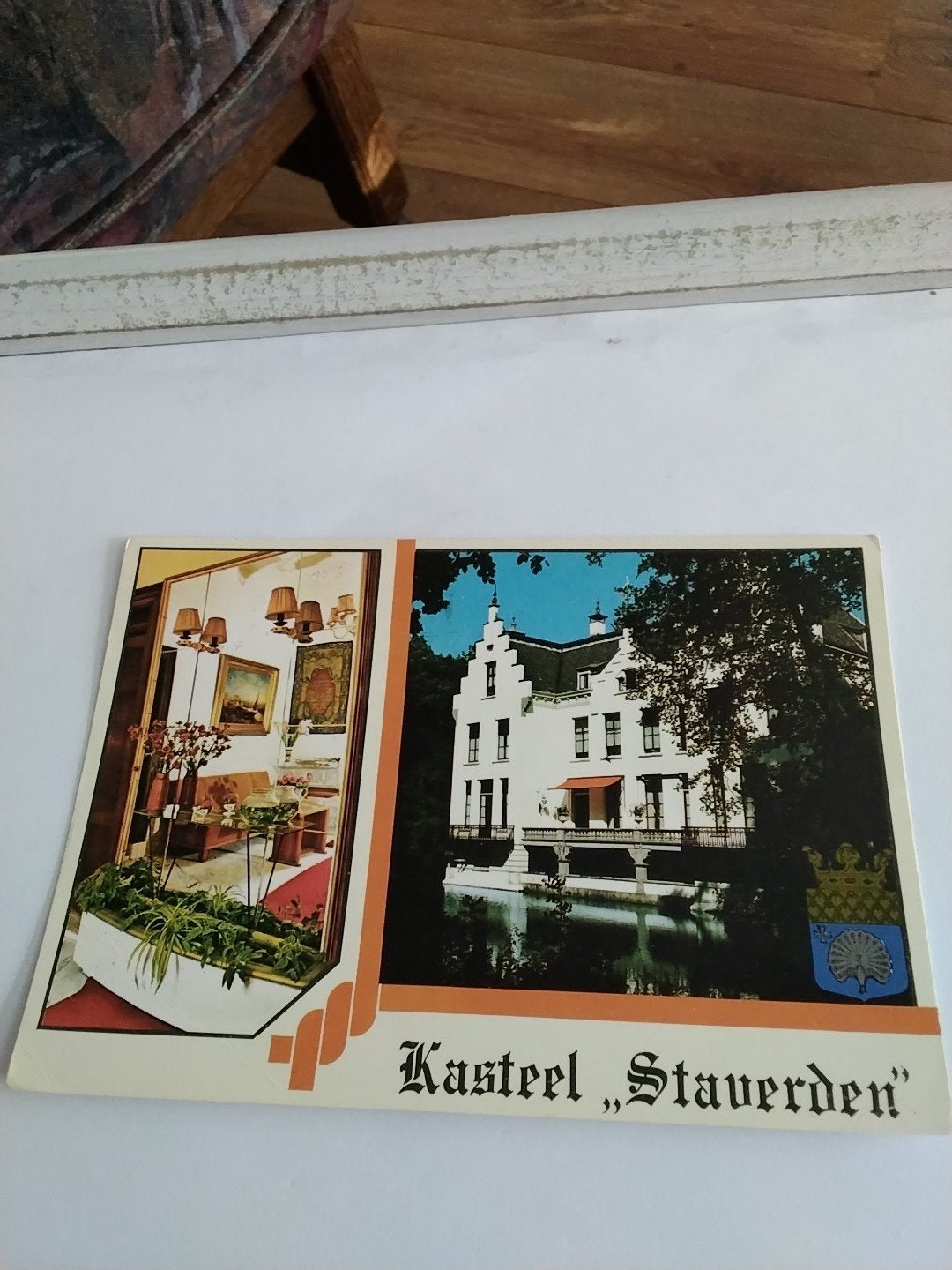 Oude ansichtkaart Kasteel Staverden Gelderland, Ophalen of Verzenden, 1960 tot 1980, Gelopen, Gelderland
