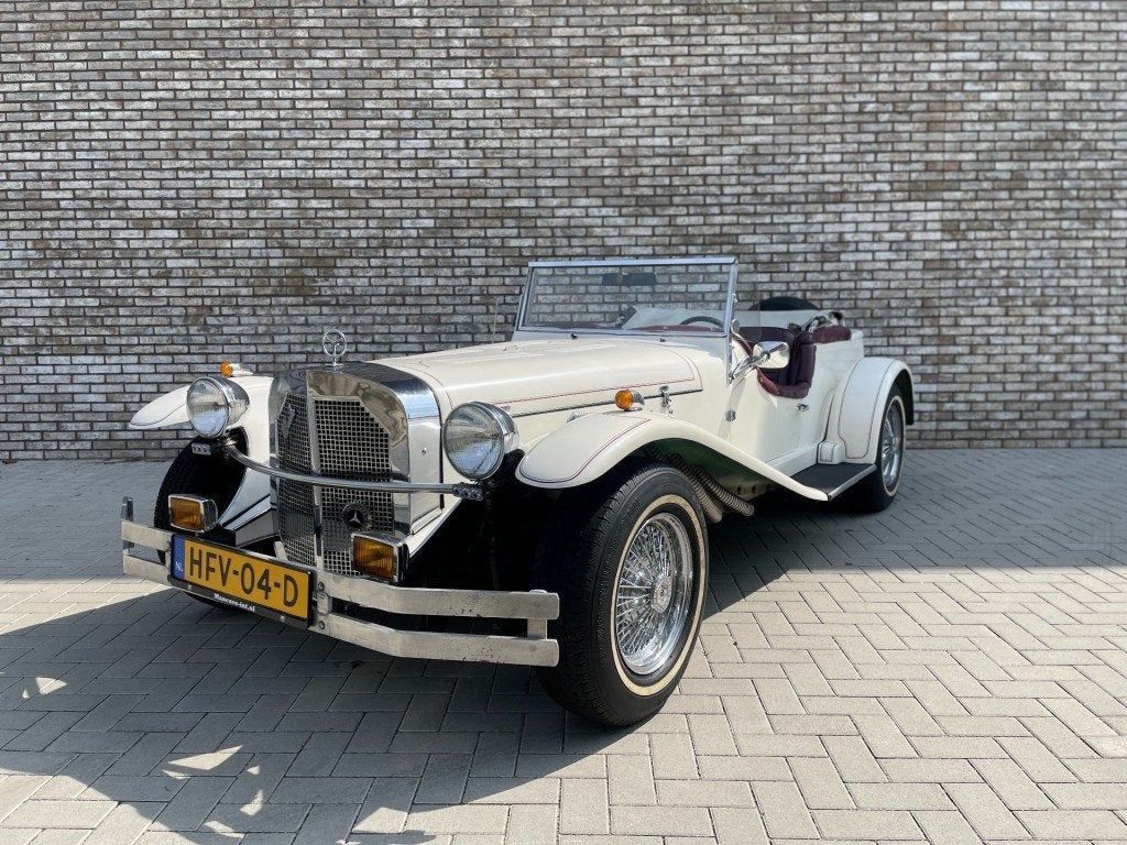 Mercedes-benz OVERIGE CMC Gazelle Mercedes Replica/1929 SSK), 4 cilinders, 4 stoelen, Wit, Bedrijf