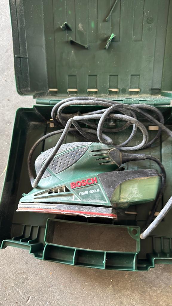 Bosch schuurmachine, Doe-het-zelf en Verbouw, Gereedschap | Schuurmachines, Ophalen, Nieuw, 1200 watt of meer, Vlakschuurmachine