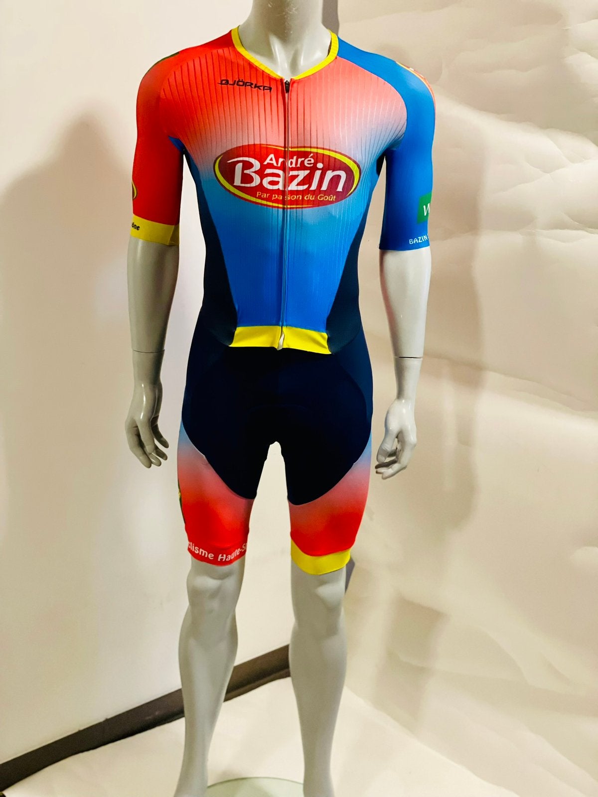 Wielrenkleding wielrenpak snelpak speedsuit maat M, Fietsen en Brommers, Ophalen of Verzenden, Zo goed als nieuw, Bovenkleding