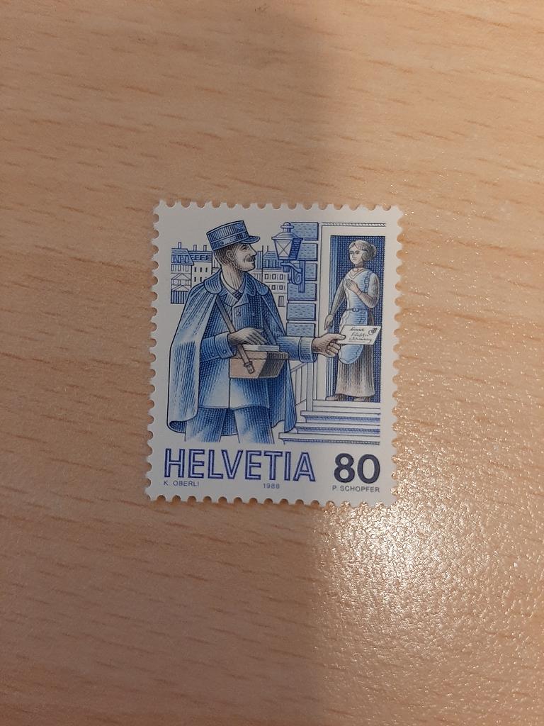 Zwitserland postbode, Verzenden, Postfris