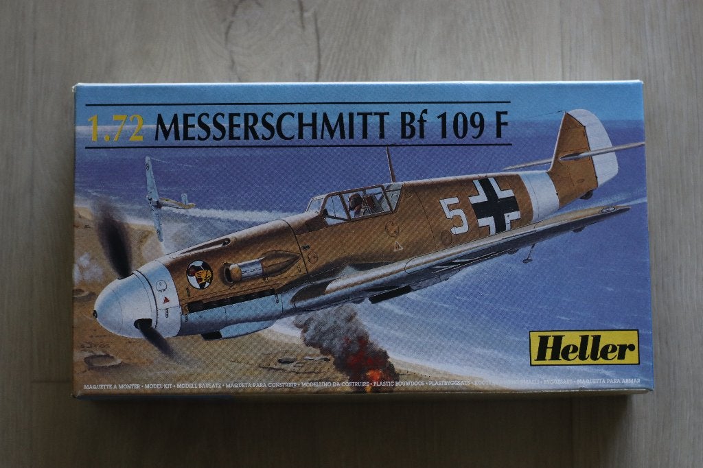 Heller Messerschmitt Bf 109 F Modelbouw Vliegtuig 1:72, 1:72 tot 1:144, Nieuw, Ophalen of Verzenden, Vliegtuig