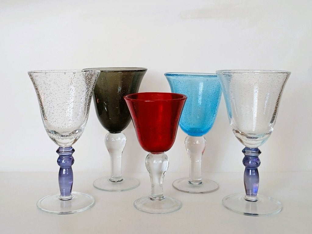 Kelkglas (5) Artglass, Ophalen of Verzenden