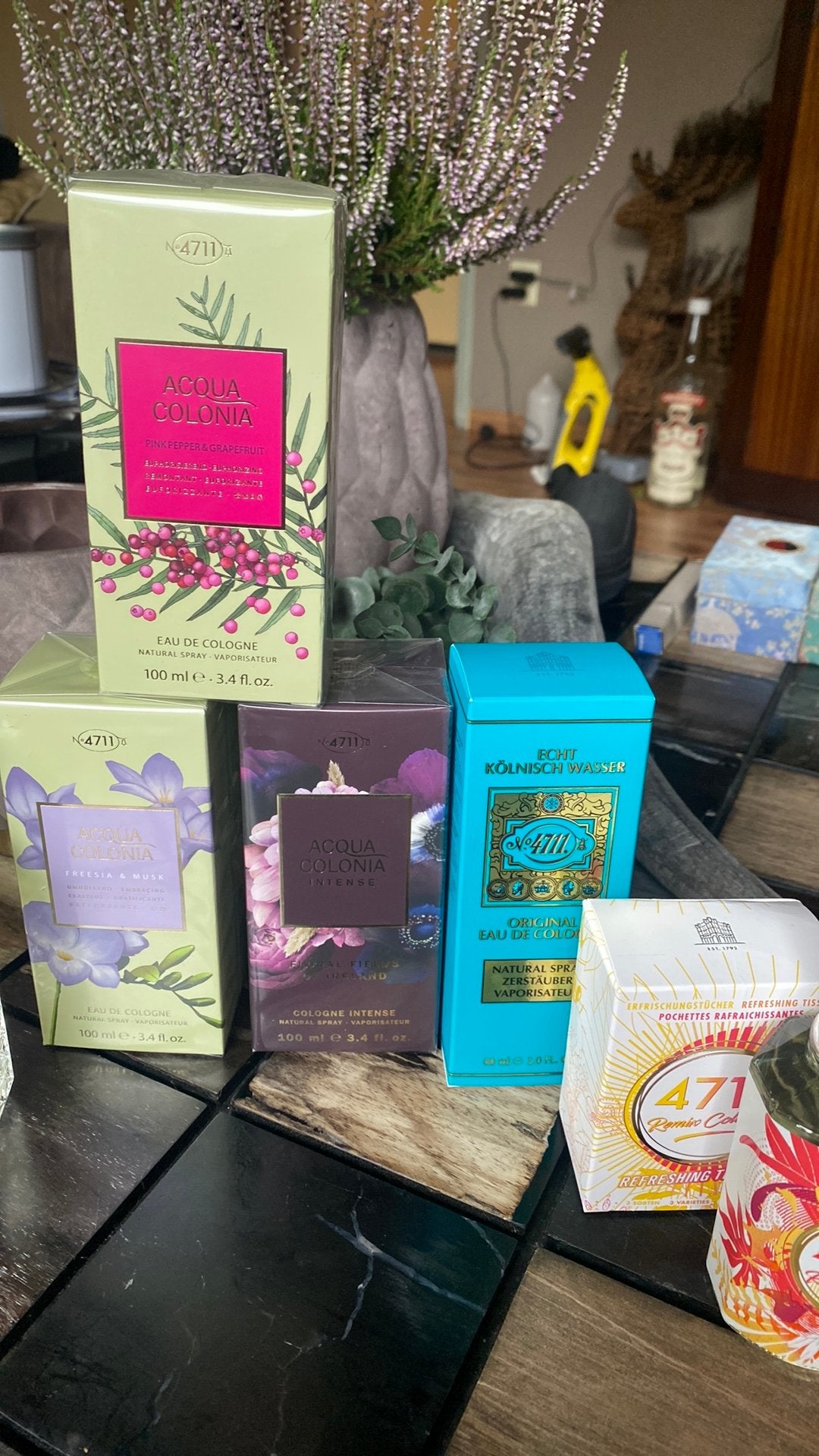 4711,eau de cologne, Ophalen of Verzenden, Zo goed als nieuw, Parfumfles
