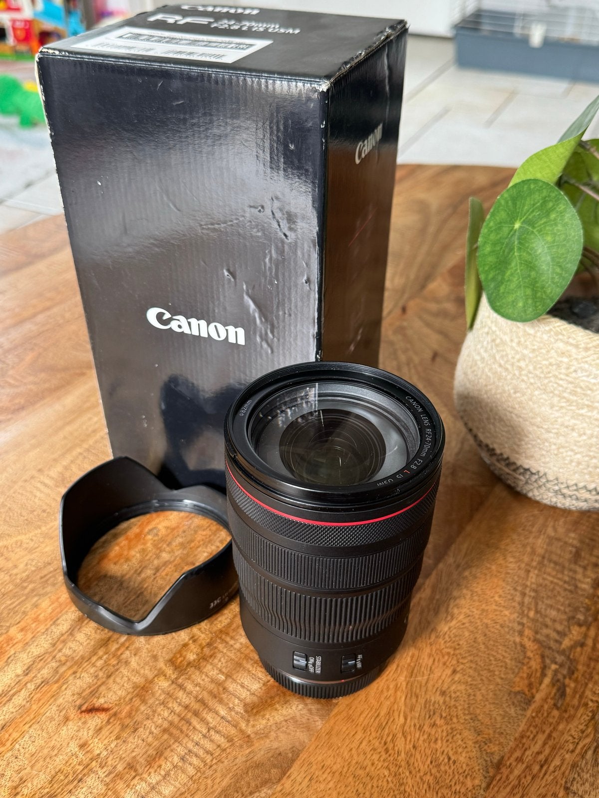 Canon RF 24-70mm F2.8 L IS USM lens met garantie en factuur, Audio, Tv en Foto, Ophalen, Canon, Autofocus, Canon RF