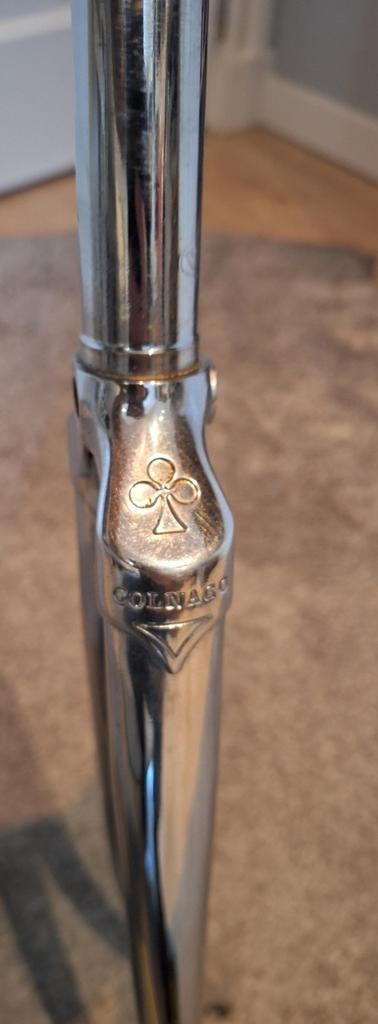 Originele zeer nette chrome colnago voorvork columbus staal, Fietsen en Brommers, Ophalen, Frame, Gebruikt, Staal