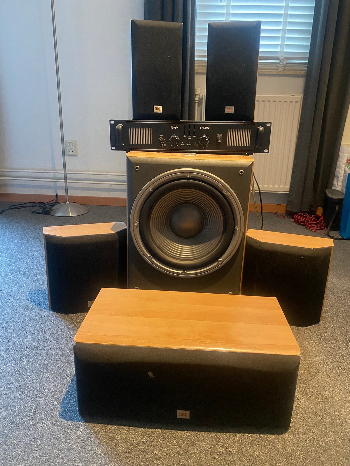 JBL speakerset met versterker, Ophalen, Gebruikt
