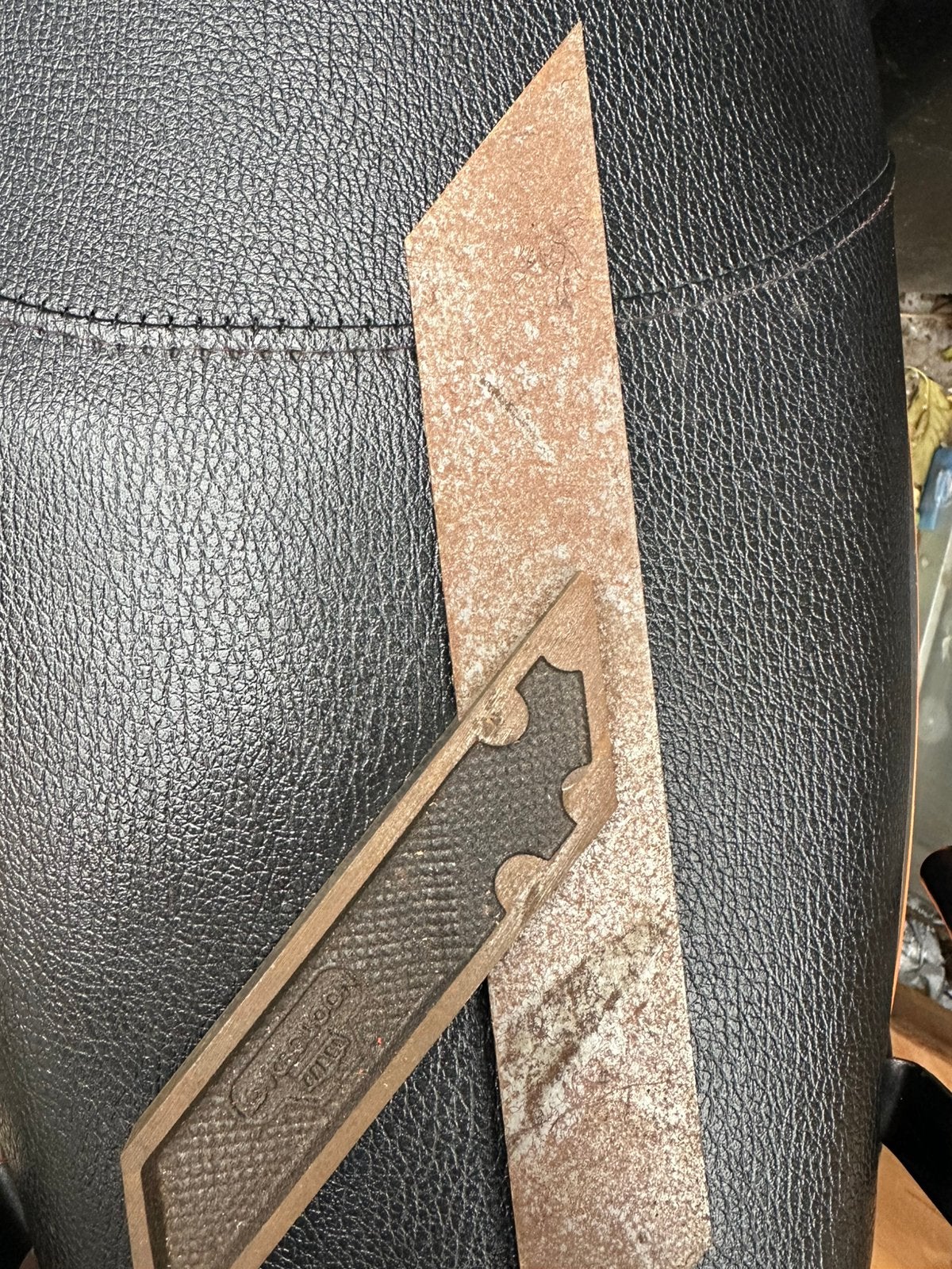 verstekhaak / miter square, Kleding | Heren, Riemen en Ceinturen, Ophalen of Verzenden, Zo goed als nieuw, Zwart