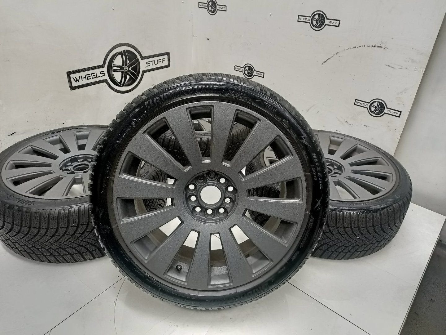 Audi A3 Golf 4 5 velgen 18"inch winterbanden 5x100 5x112, Gebruikt, -, -, Banden en Velgen