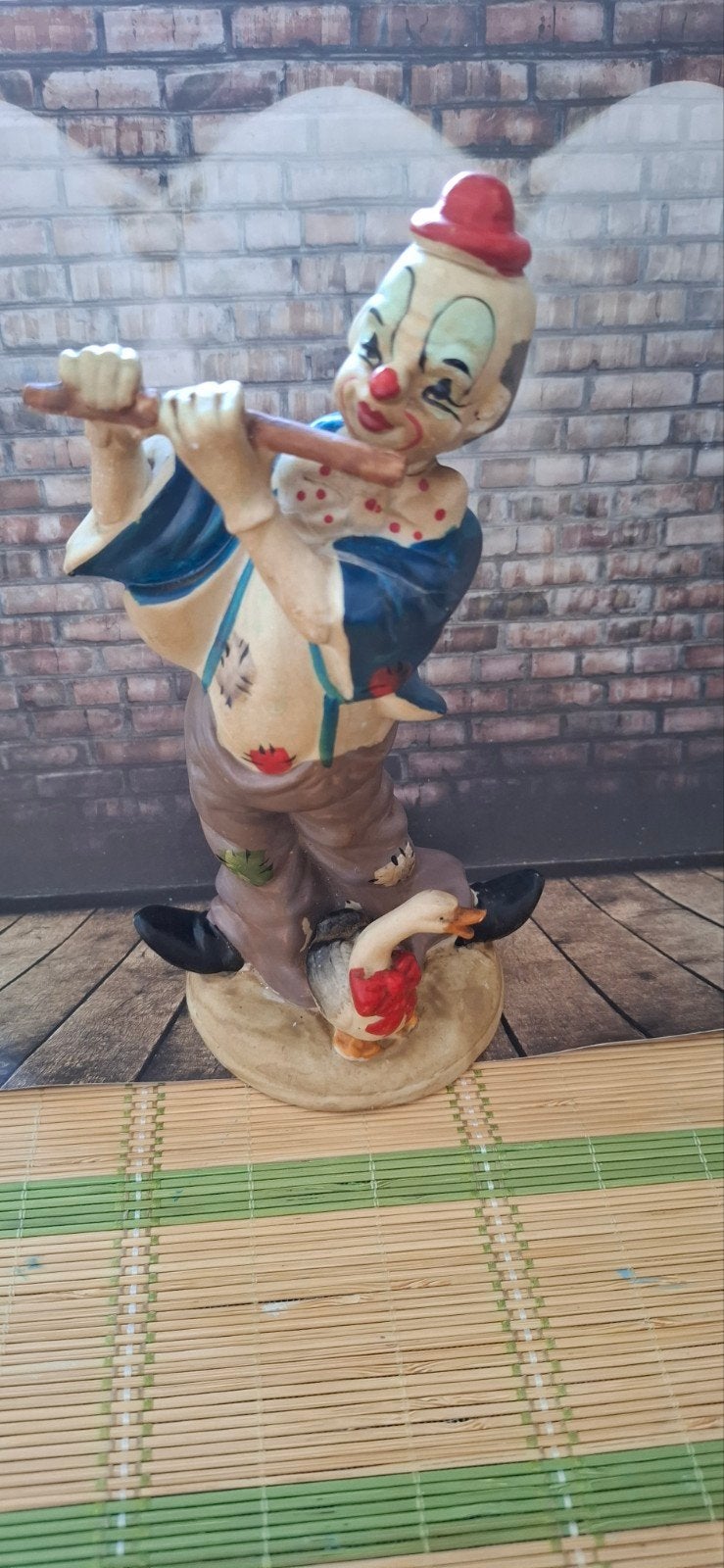 clown beeldje, Ophalen