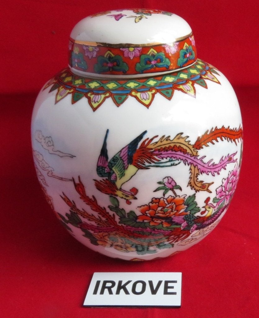 ERG MOOIE GEMBERPOT * Nr. 65 * Met Fantasie Vogel *, Antiek en Kunst, Antiek | Porselein, Verzenden
