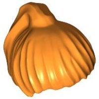 Lego Orange Minifigure, Hair Female Ponytail, Gebruikt, Overige thema's, Lego, Accessoire