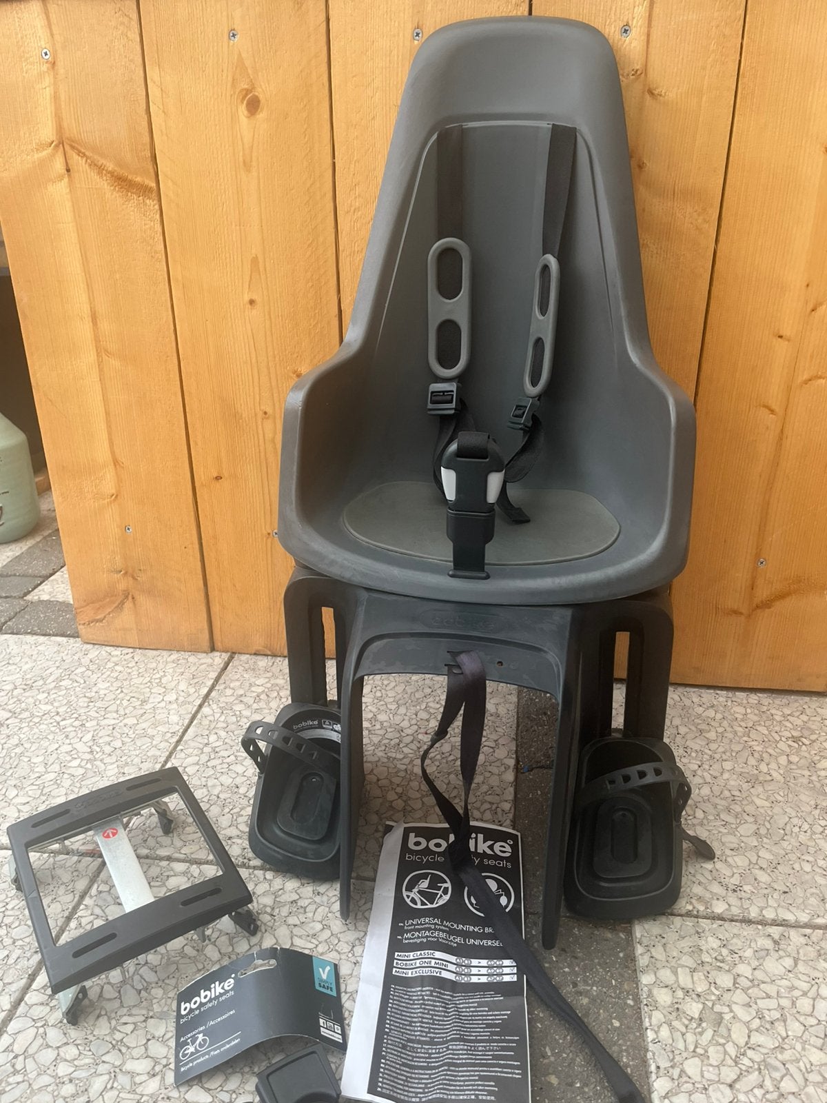 Fiets stoeltje, Achterzitje, Ophalen, 15 t/m 25 kg, Gebruikt
