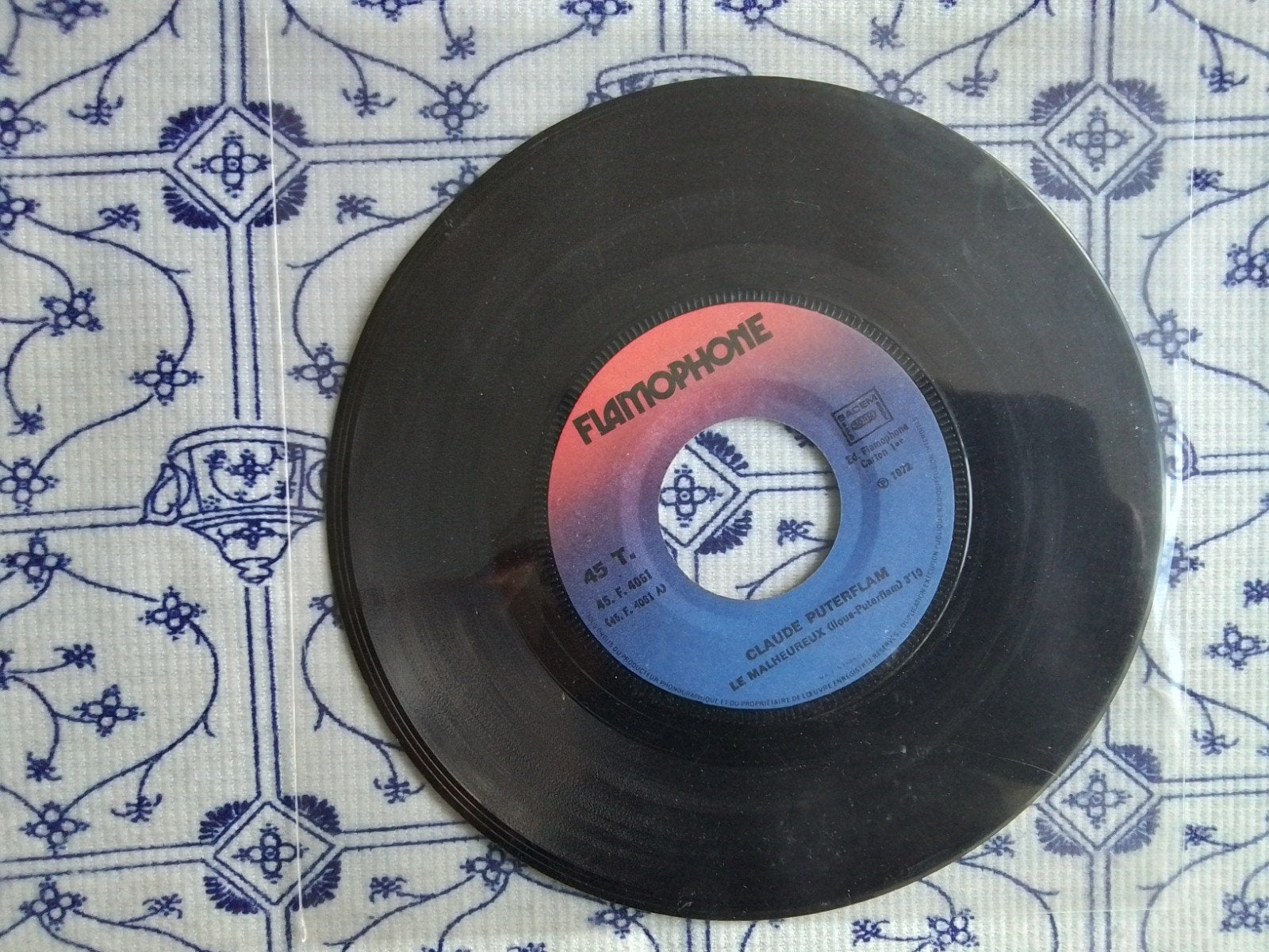 Claude puterflam          Le malheureux, Ophalen of Verzenden, Zo goed als nieuw, 7 inch, Pop