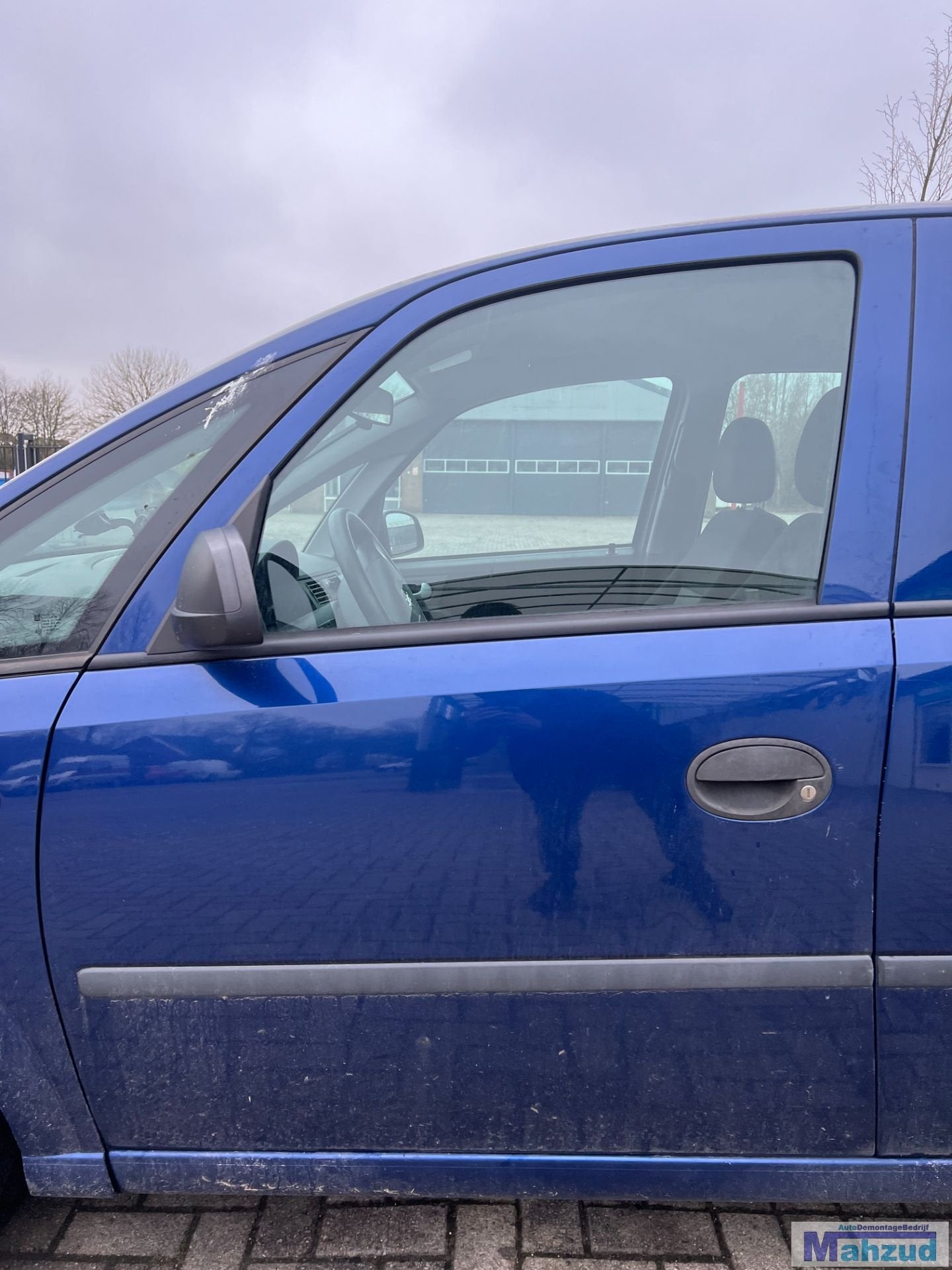 OPEL MERIVA A Blauw Z21B links voor deur portier 2003-2010, Gebruikt, Deur, Opel Automobile GmbH, Ophalen of Verzenden
