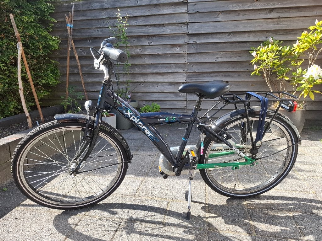 Kinderfiets Loekie Explorer 22 inch, Ophalen, Loekie., Gebruikt, Terugtraprem