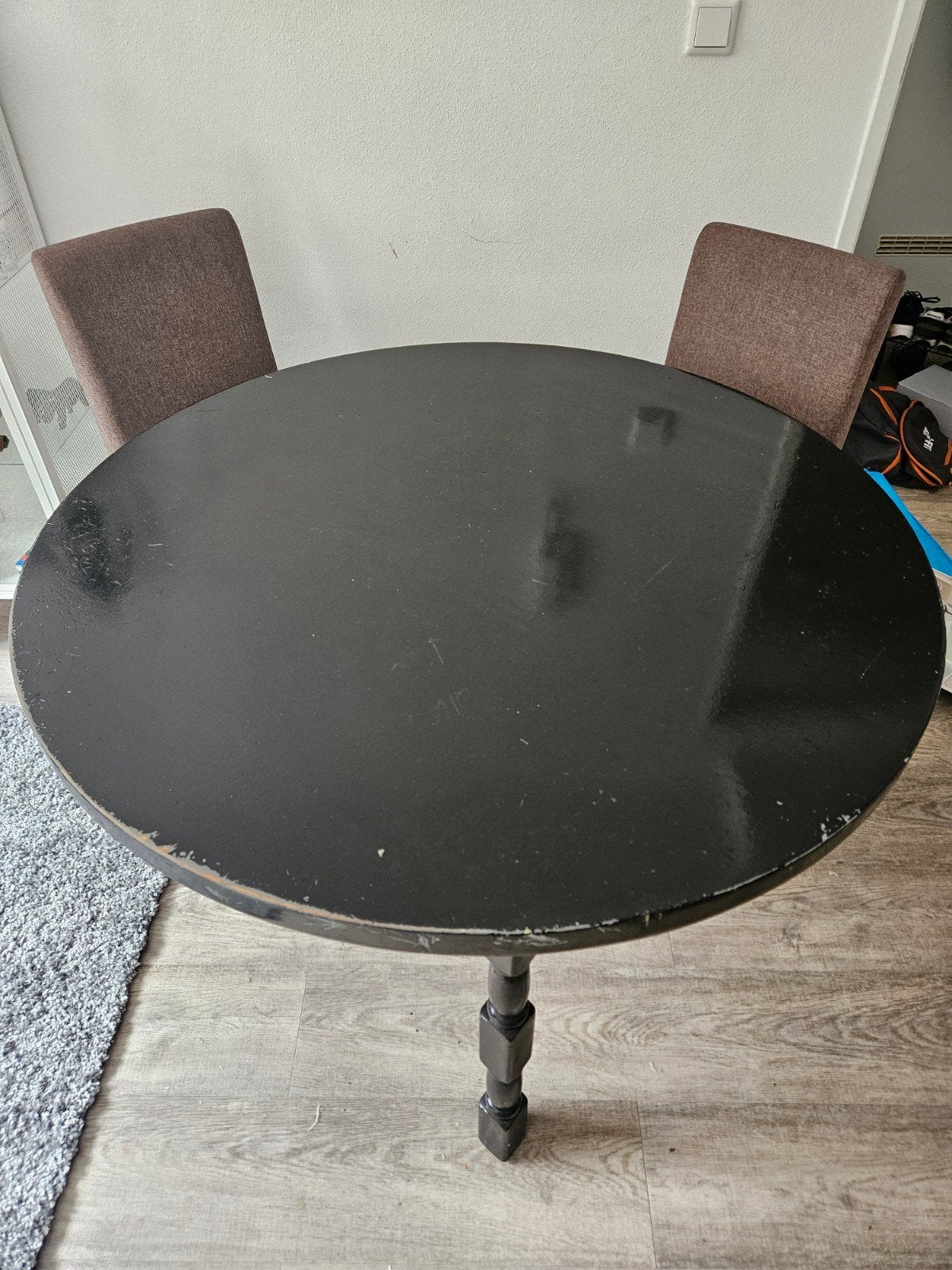 Ronde Eettafel, Ophalen, Gebruikt, Rond, Vier personen