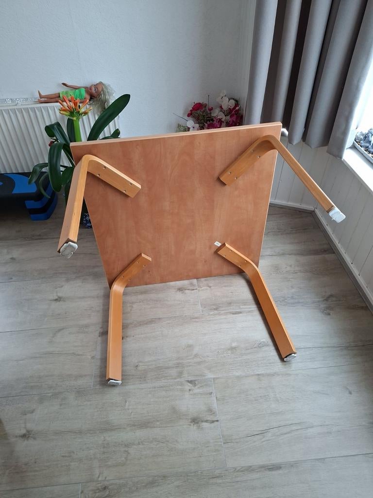 Stevige tafel, 80x80 cm, hoogte 56 cm, Ophalen, Gebruikt, 50 tot 100 cm, Vierkant