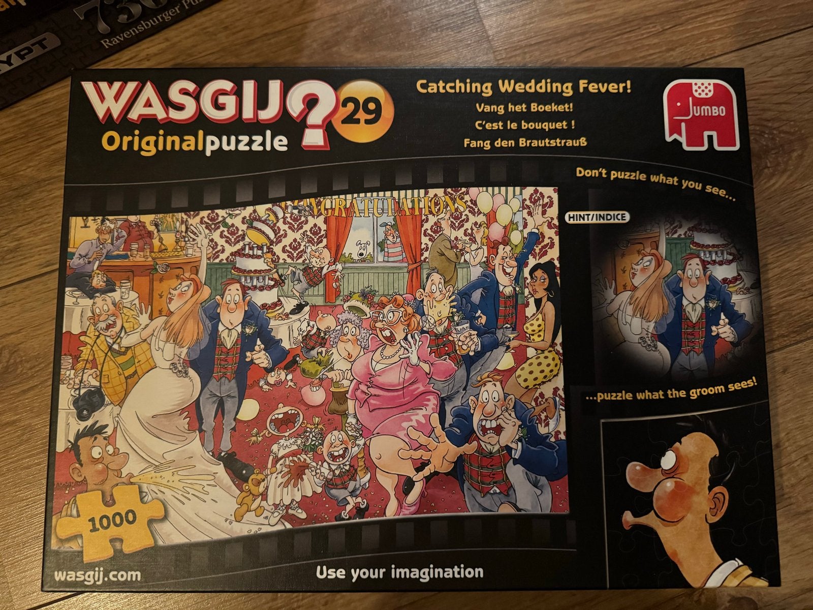 Wasgij Original 29: Catching Wedding Fever! 1000 stukjes, Ophalen, 500 t/m 1500 stukjes, Zo goed als nieuw, Legpuzzel