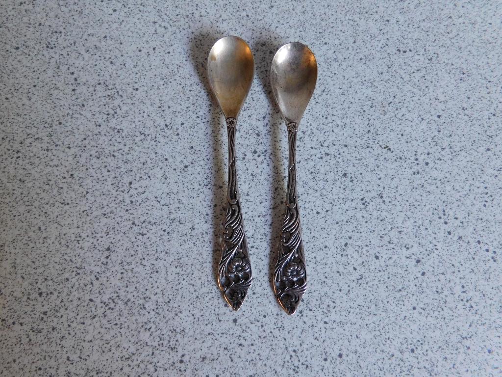 2x Koffielepel 12 cm. Ajour Arti 90 Schoonhoven, Ophalen of Verzenden