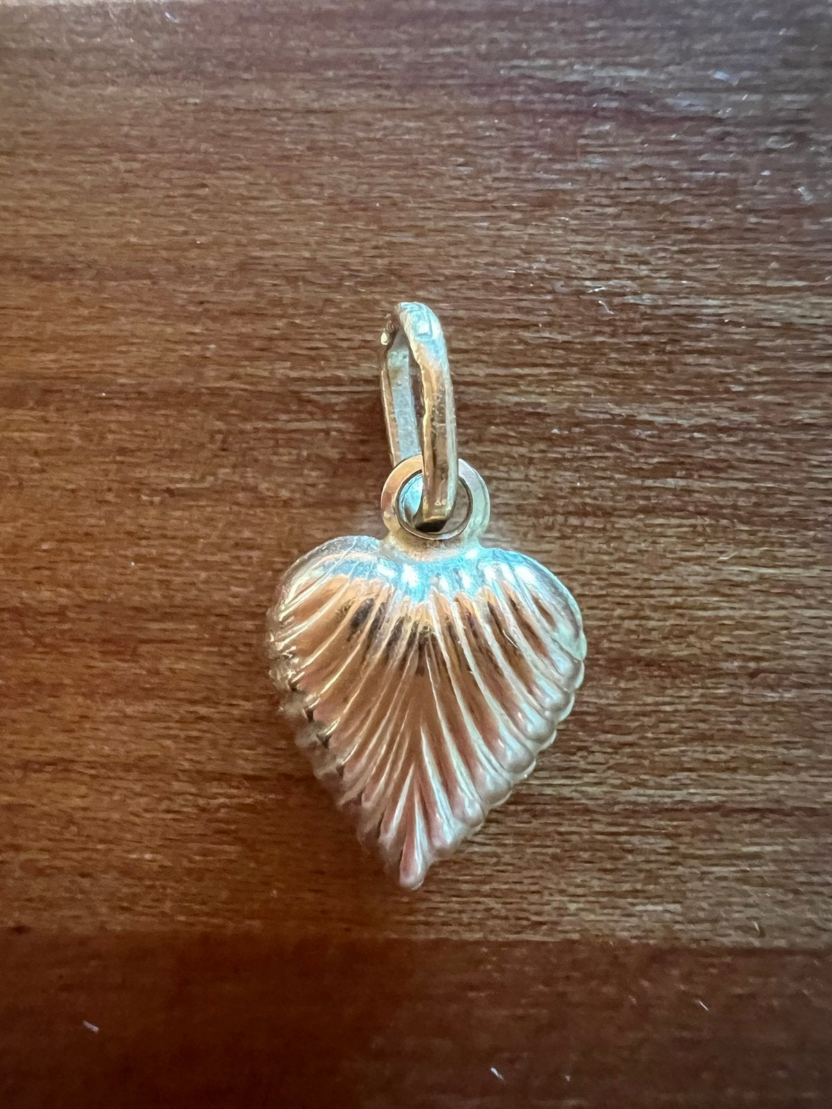 Gouden hanger 14 Karaat 585, Sieraden, Tassen en Uiterlijk, Kettinghangers, Ophalen of Verzenden, Zo goed als nieuw, Hart, Goud