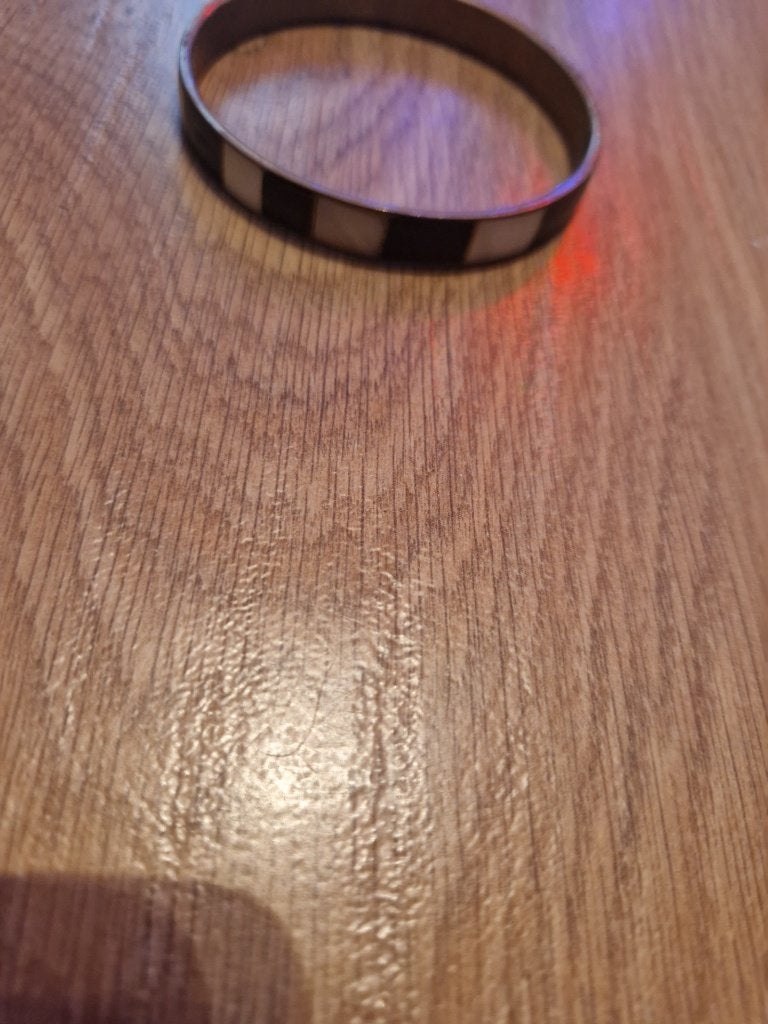 Oude parelmoer amband, 7 cm.