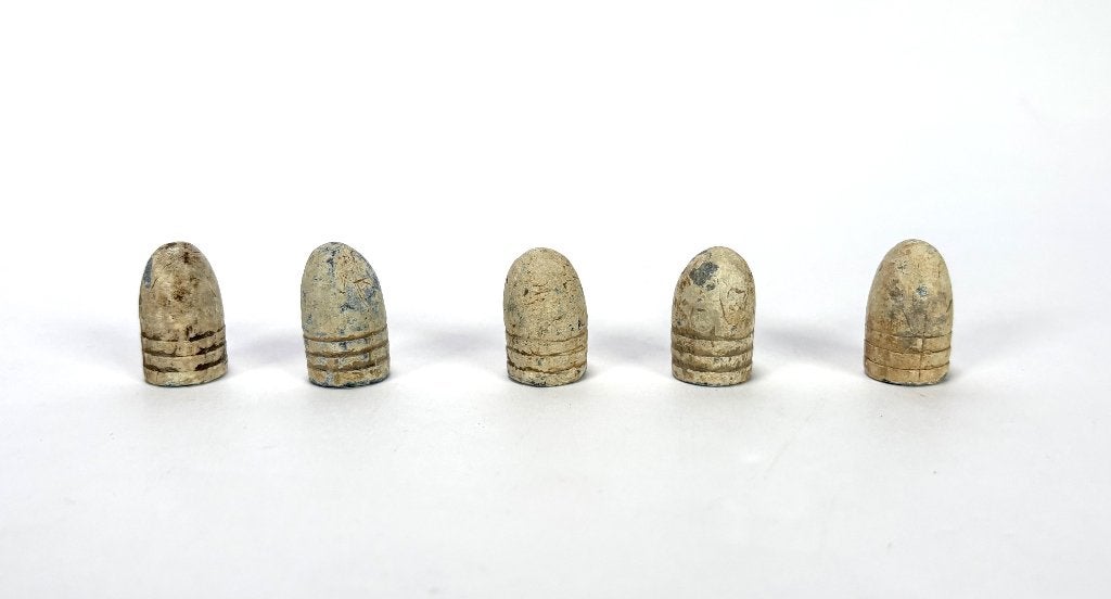 1208. Loden kogels - Minié type, midden 19e eeuw, Verzamelen, Ophalen, Landmacht, Nederland