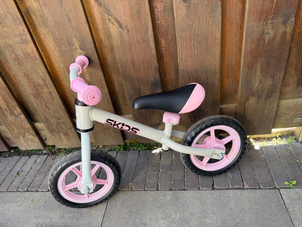 Loopfiets roze, Ophalen, Zo goed als nieuw, Loopfiets