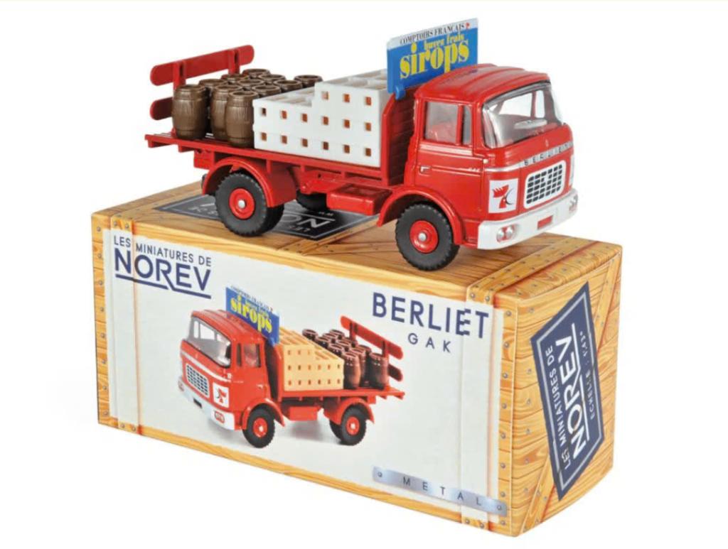 Berliet GAK Sirop de Francais NOREV / DINKY 1:43 ref. CL6912, Verzenden, Nieuw, Bus of Vrachtwagen, Norev
