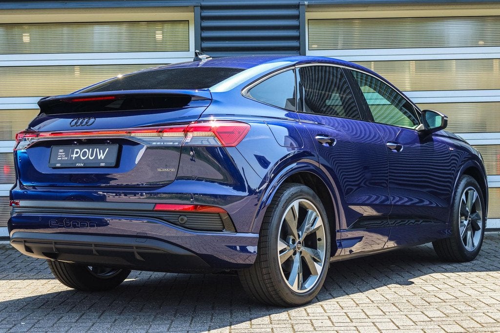 Audi Q4 Sportback e-tron 45 quattro S Edition Competition 82, Automaat, 12 maanden, Zwart, 82 kWh