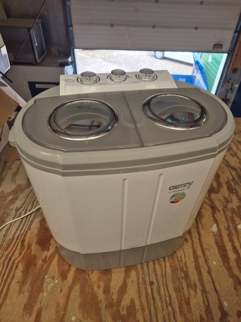 Mini camping wasmachine en centrifuge, Ophalen, Zo goed als nieuw