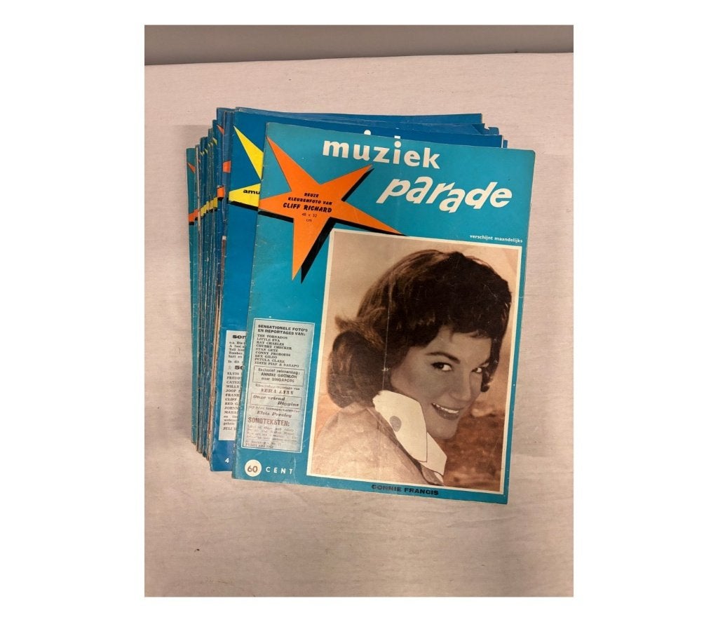 Stapel vintage Muziek Parade tijdschriften, Ophalen of Verzenden, 1960 tot 1980, Nederland, Tijdschrift