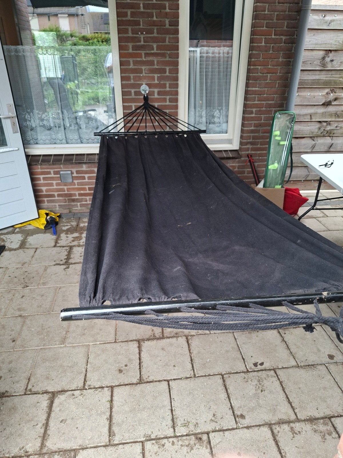 hangmat met muurbevestiging, Tuin en Terras, Ophalen, Gebruikt, Buiten