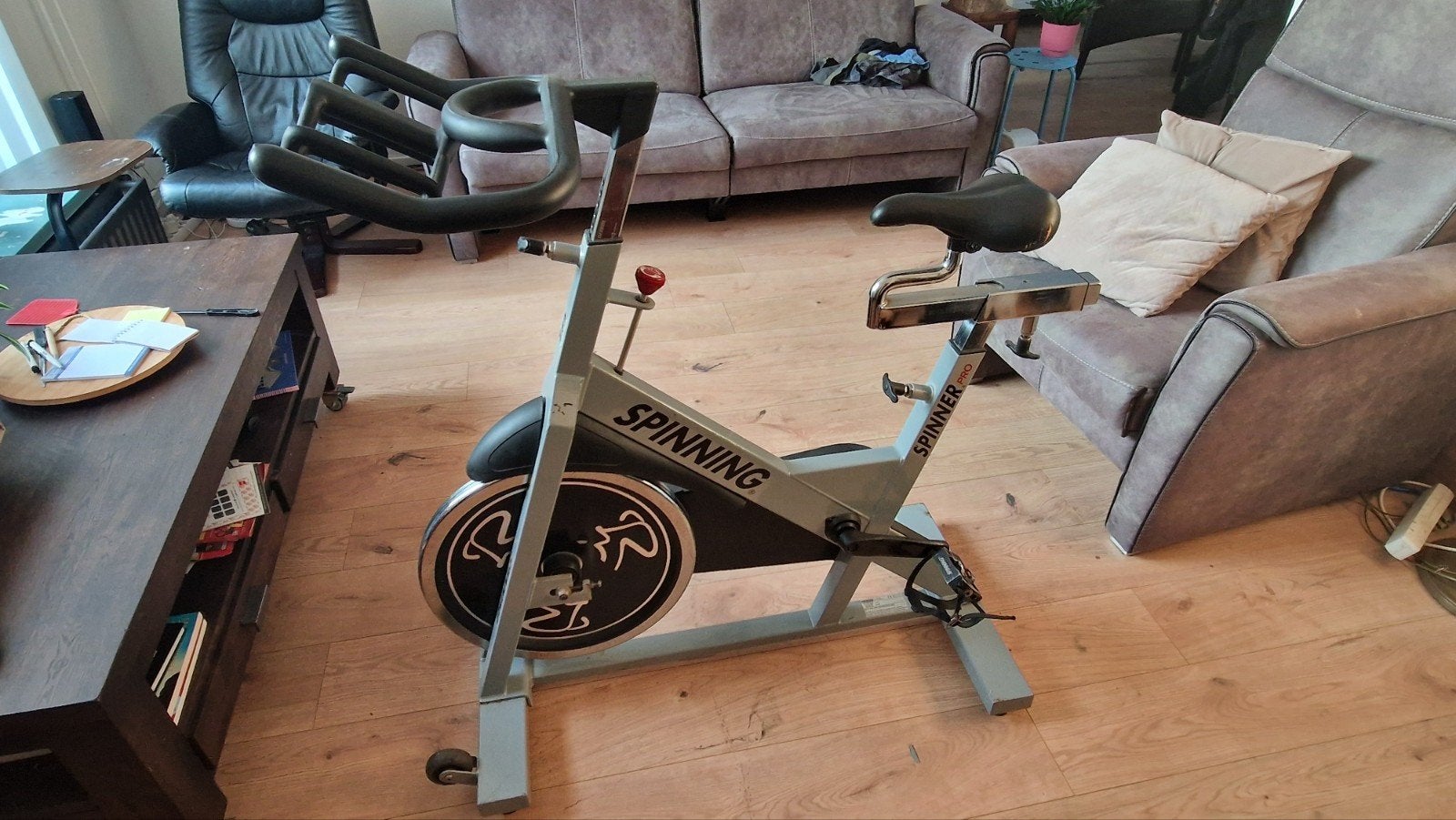 Star Trac Spinner Pro Spinningfiets – Sportschool kwaliteit, Ophalen, Gebruikt, Spinningfiets, Metaal