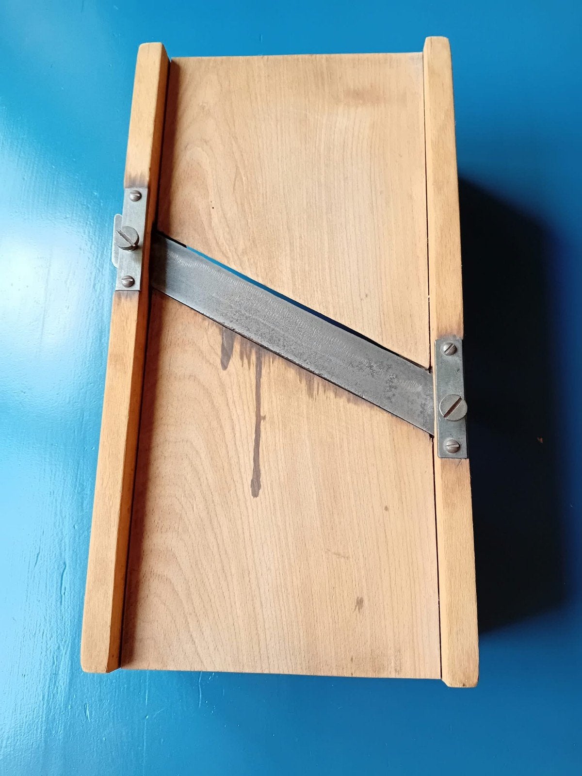 Antieke houten koolschaaf, Antiek en Kunst, Ophalen of Verzenden