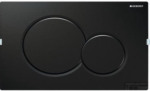 Geberit Sigma 01 Bedieningsplaat Glans Zwart, Doe-het-zelf en Verbouw, Ophalen, Nieuw, Toilet