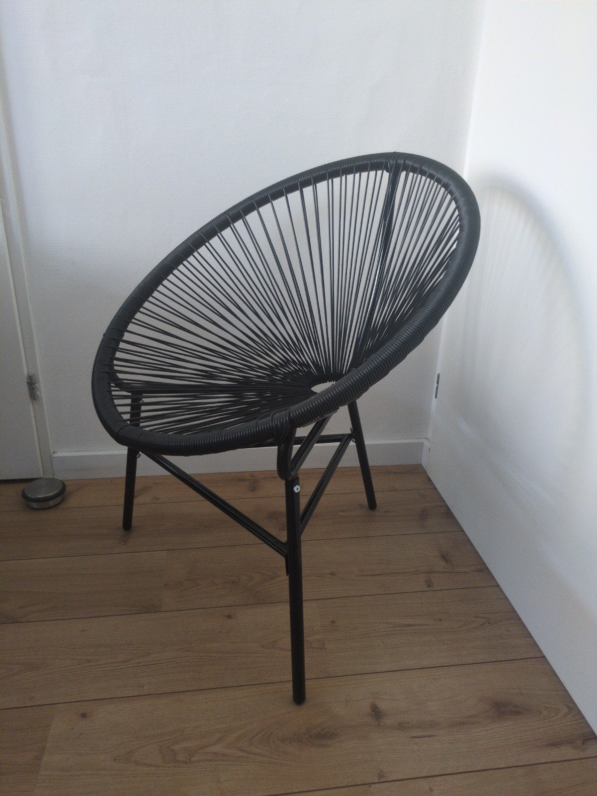 Lounge stoel - Zwart, Ophalen, Gebruikt, Modern, Bohemian, Zwart