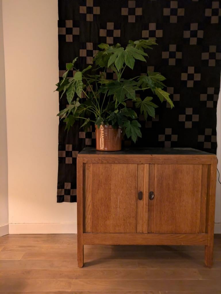 Vintage Eiken Shaker/schoolkastje, Antiek en Kunst, Antiek | Meubels | Kasten, Ophalen