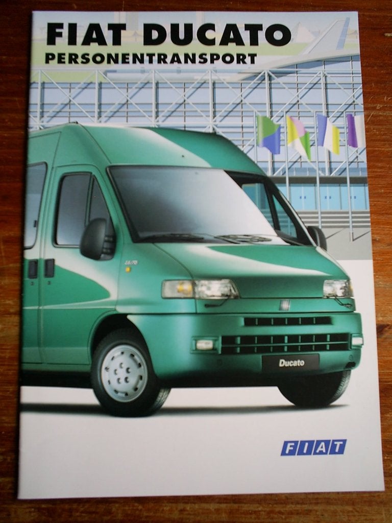 Fiat Ducato Personentransport 10 / 2000 24 pag., Verzenden, Zo goed als nieuw, Overige merken