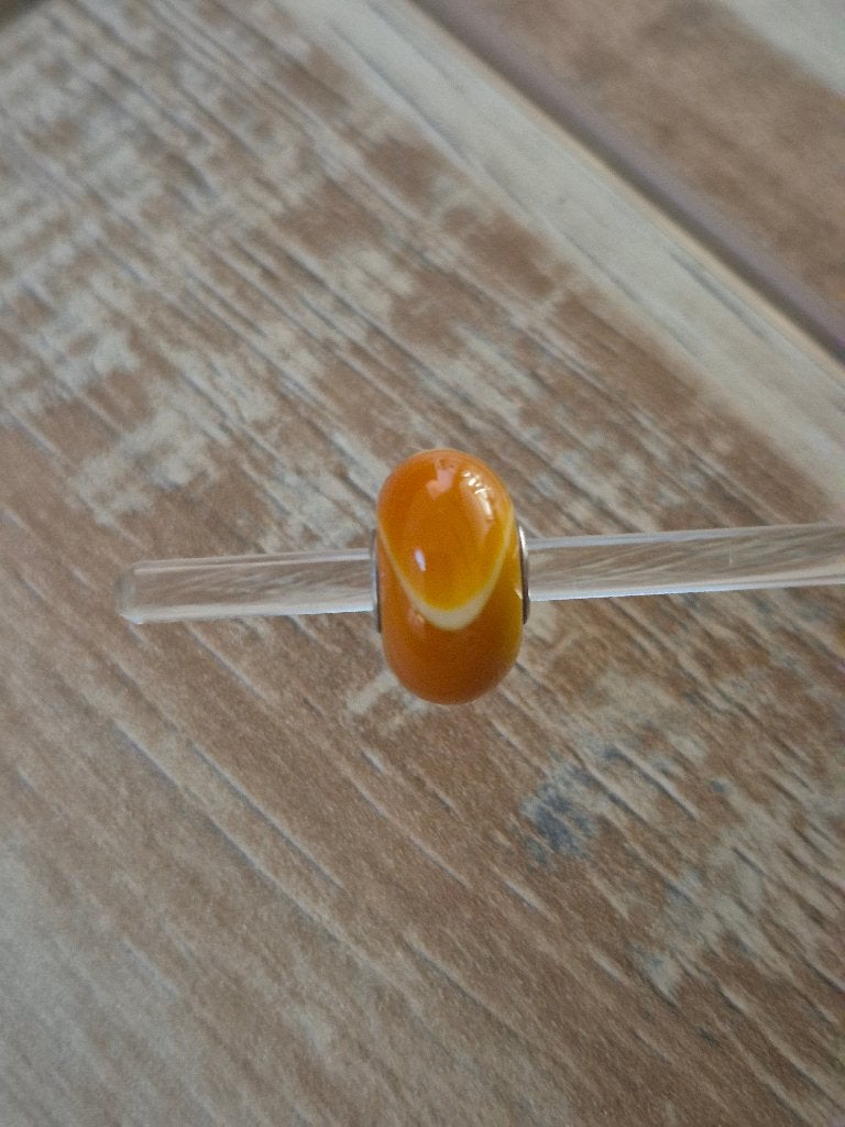 Trollbeads Curry Armadillo CC, Sieraden, Tassen en Uiterlijk, Bedels, Glas of Kristal, Nieuw, Ophalen of Verzenden, Trollbeads