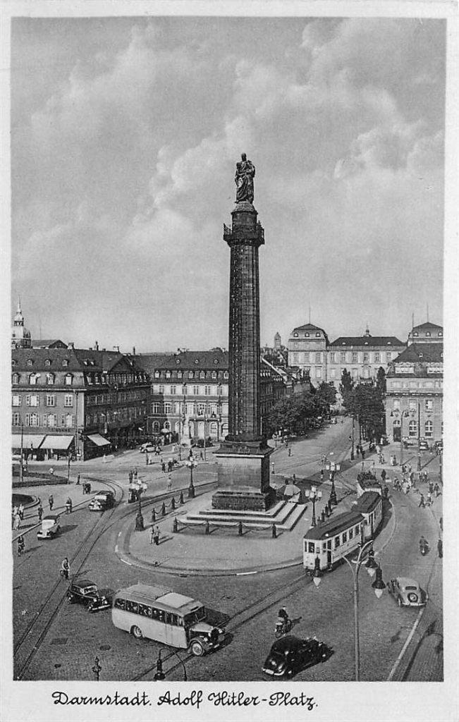 381-398-017 Darmstadt Adolf Hitler-Platz, Verzenden, Voor 1920, Duitsland