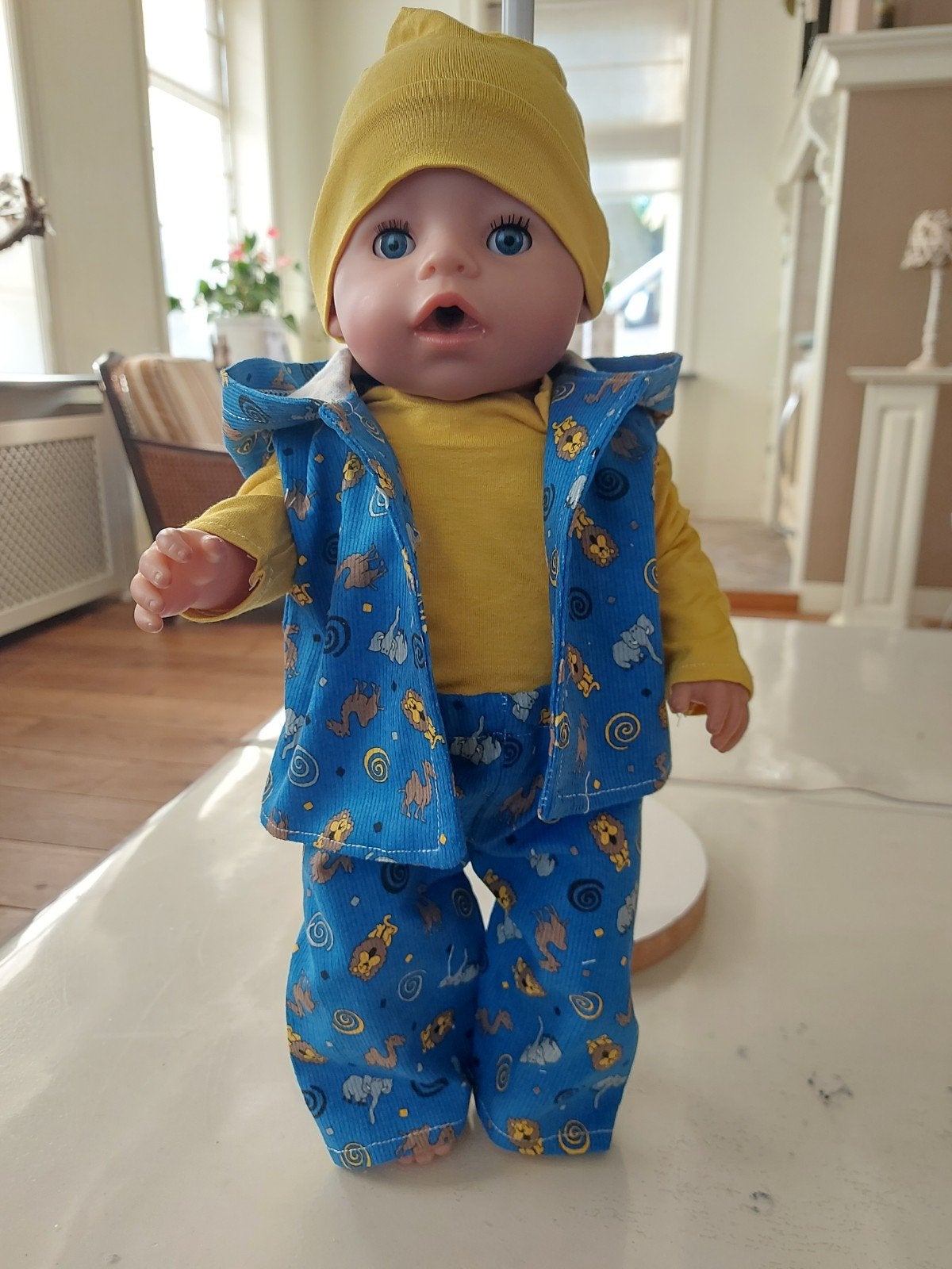 Leuke jongens set wilde dieren baby born pop, Ophalen of Verzenden, Nieuw, Babypop