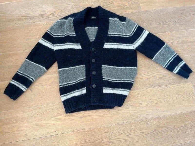 Strellson Alpaca Vest Grijs-Blauw – Heren M, Strellson, Zo goed als nieuw, Verzenden, Maat 48/50 (M)