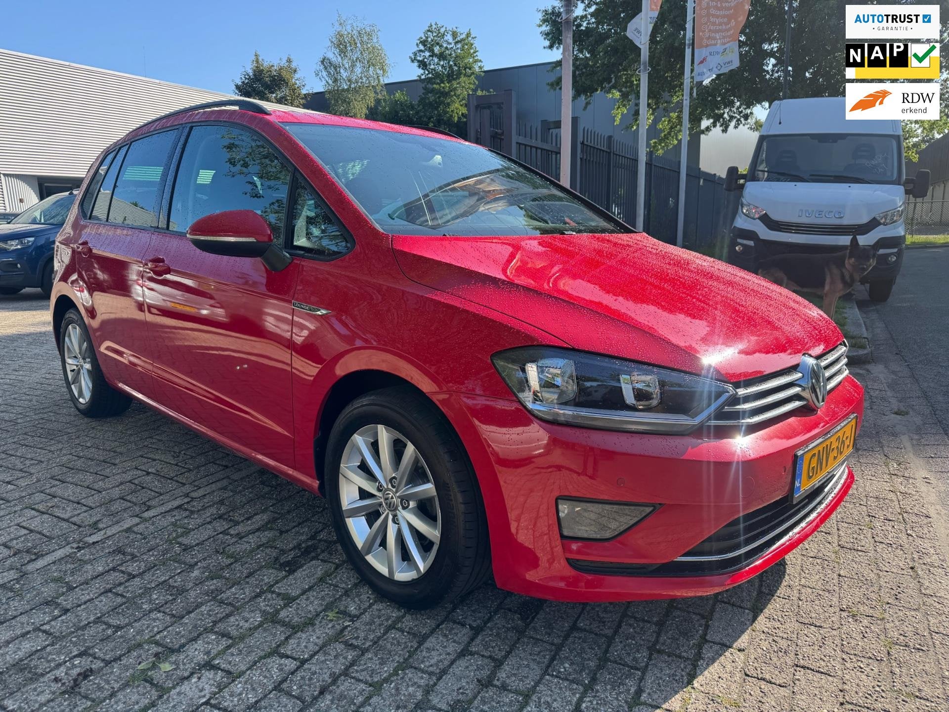 Volkswagen GOLF SPORTSVAN 1.2 TSI Highline lounge clima, cru, Auto's, Volkswagen, Dealer onderhouden, Stof, Gebruikt, 4 cilinders