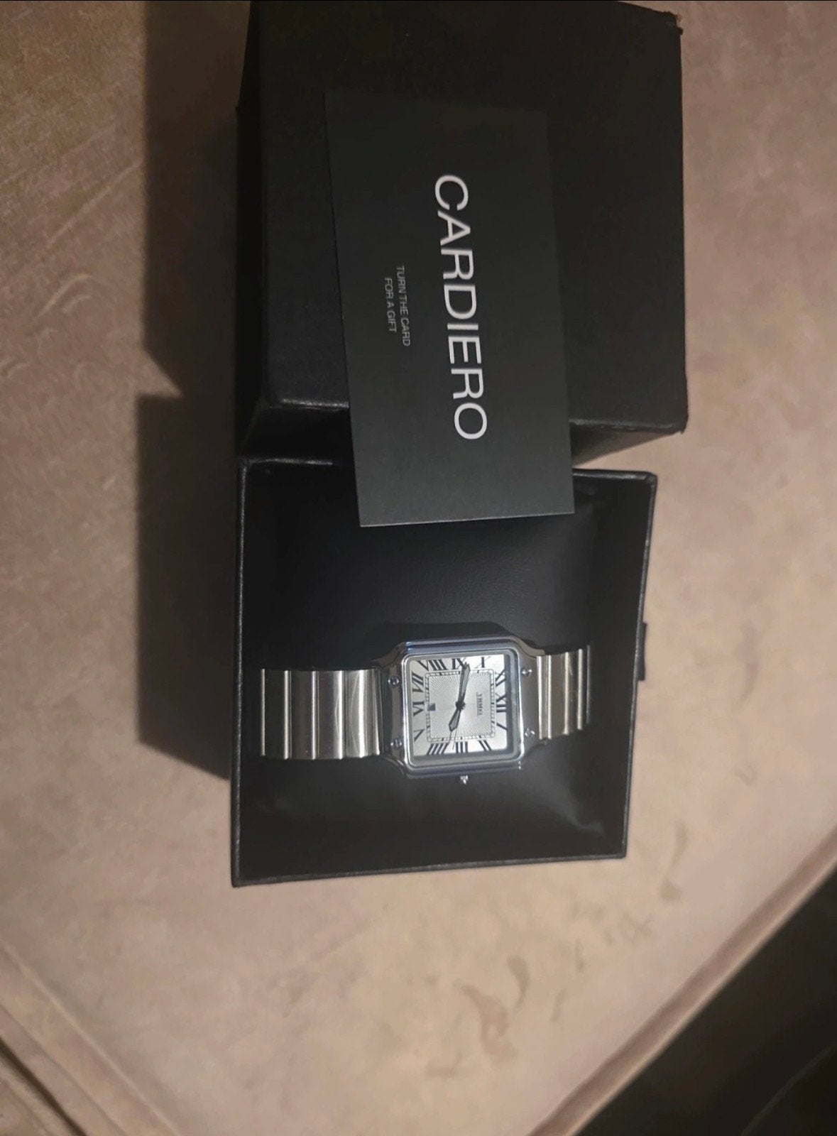 Nieuw Cardiero Moura Azure horloge, Overige merken, Staal, Staal, Polshorloge