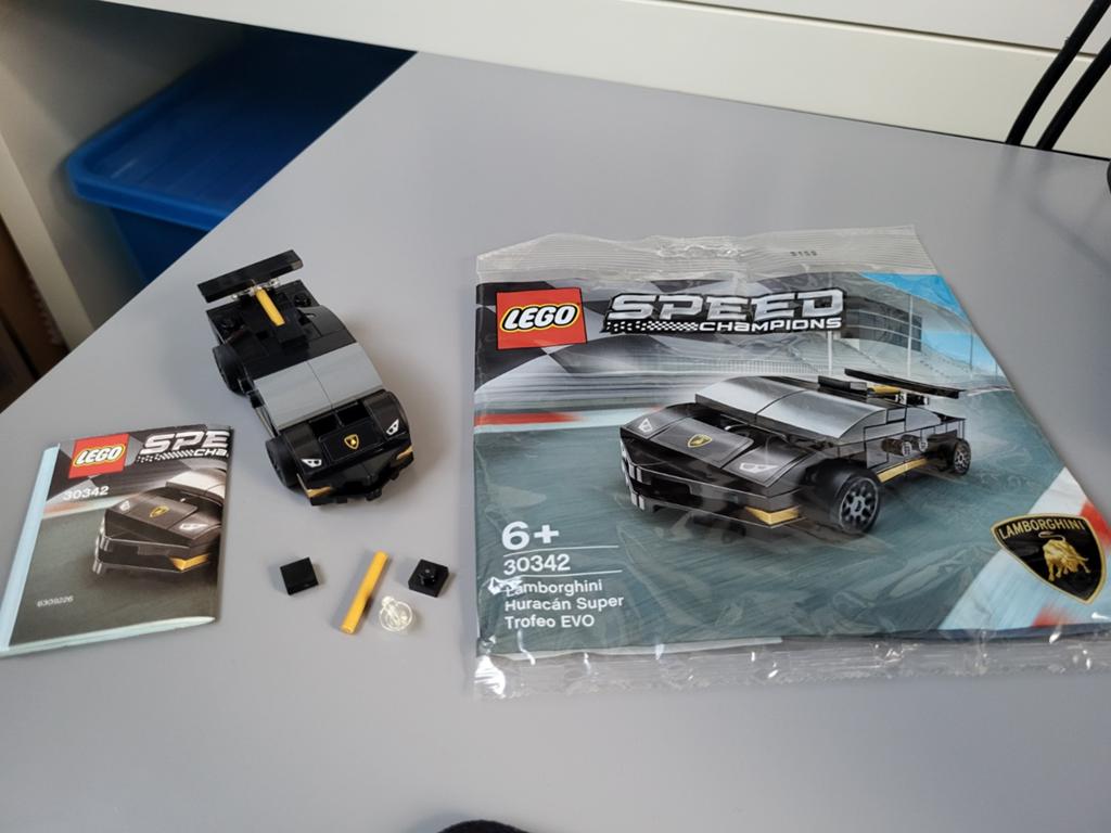 Lego Speed Champions 30342 Lamborghini Huracán Super Trofeo, Gebruikt, Lego, Compleet, Complete set