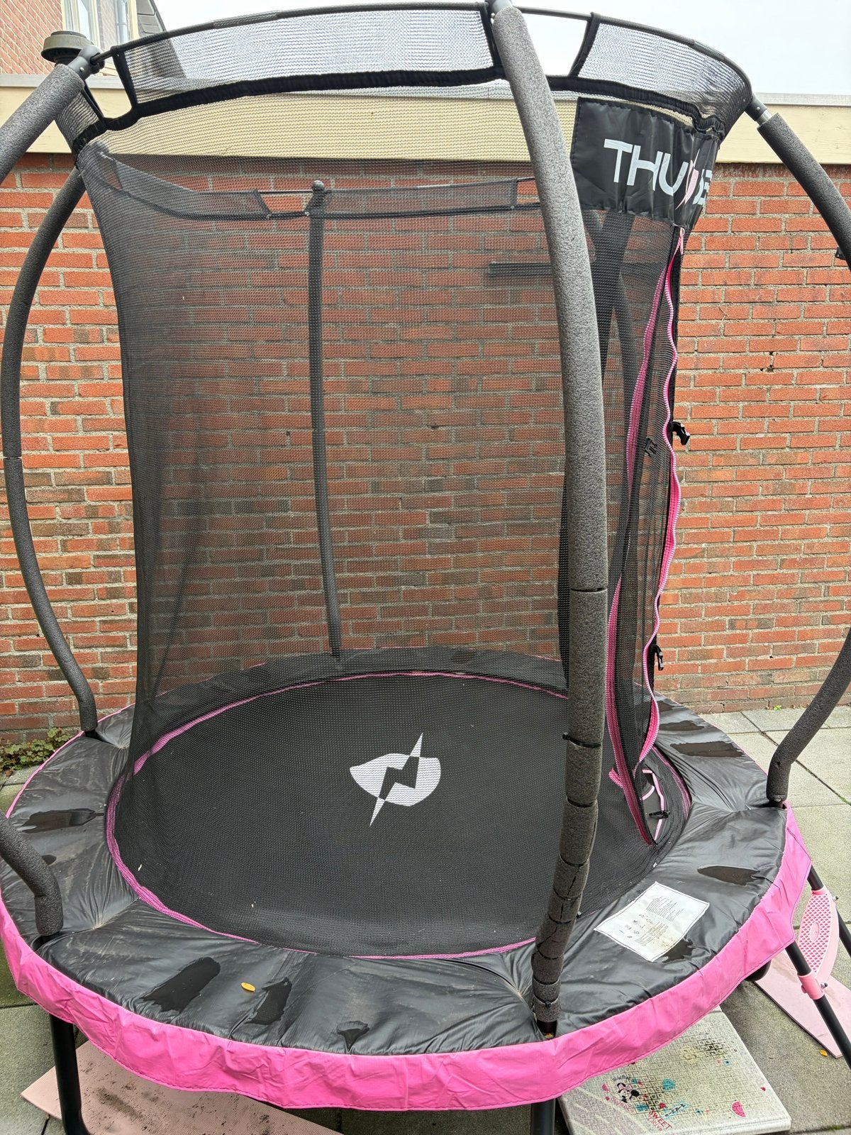 Thunder Trampoline 183 cm - Roze, Ophalen, Zo goed als nieuw